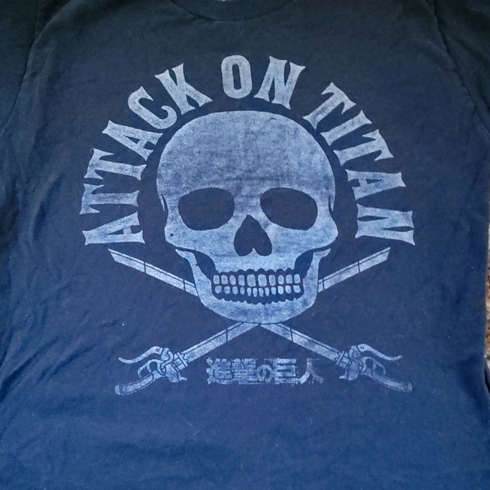 Attack on Titan short sleeve Pirate graphic tee.